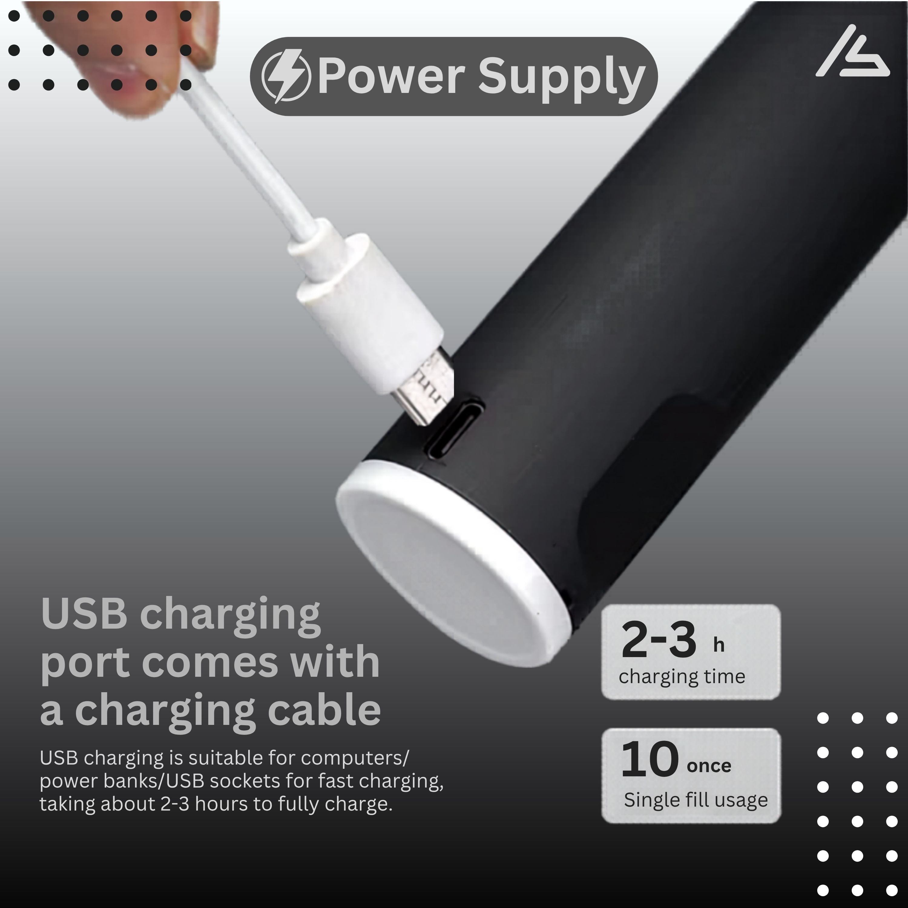 2 in 1 Rechargeable Coffee Beater & Egg Whisker – Electric Milk Frother & Coffee Foamer, Portable USB Handheld Mixer, High-Speed Mini Blender Drink Mixer for Latte, Cappuccino, Hot Chocolate, Eggs & Cake Beating (3-Speed Adjustable, Stainless Steel )